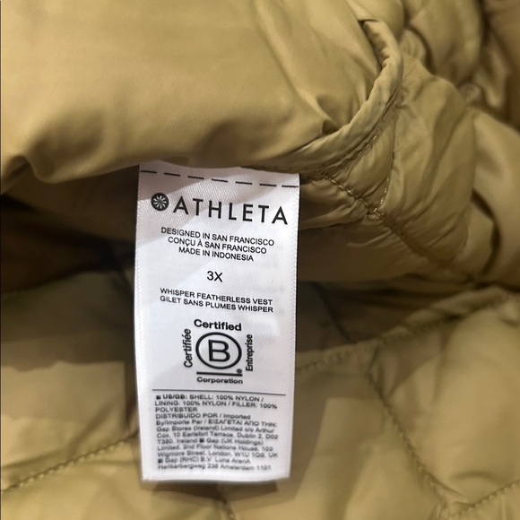 NWT Athleta Whisper Featherless Vest - Picture 9 of 12